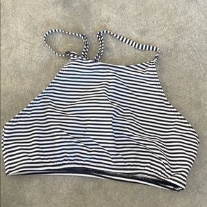 UO striped Bikini Top